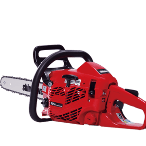 alt="Shindaiwa 305s chainsaw front view"