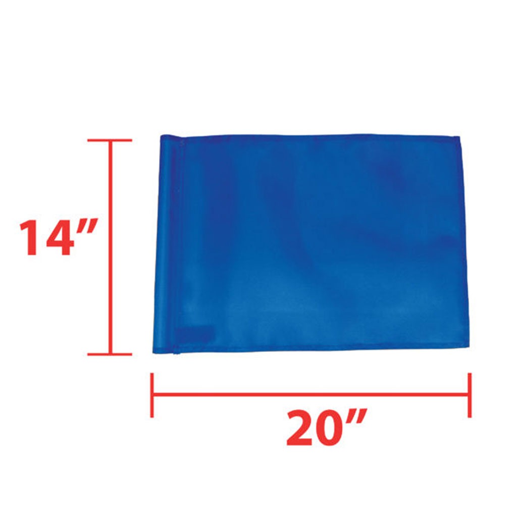 FLAGS 400 DENIER TUBE STYLE (BLUE)