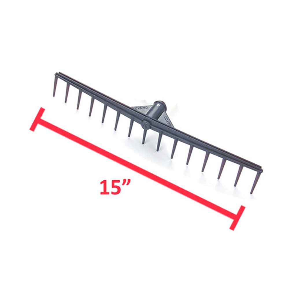 RAKE HEAD 15 POLYETHYLENE