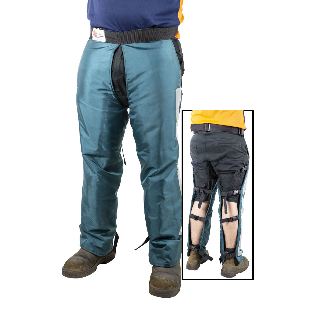 GA GREEN CHAINSAW CHAPS SML 950MM