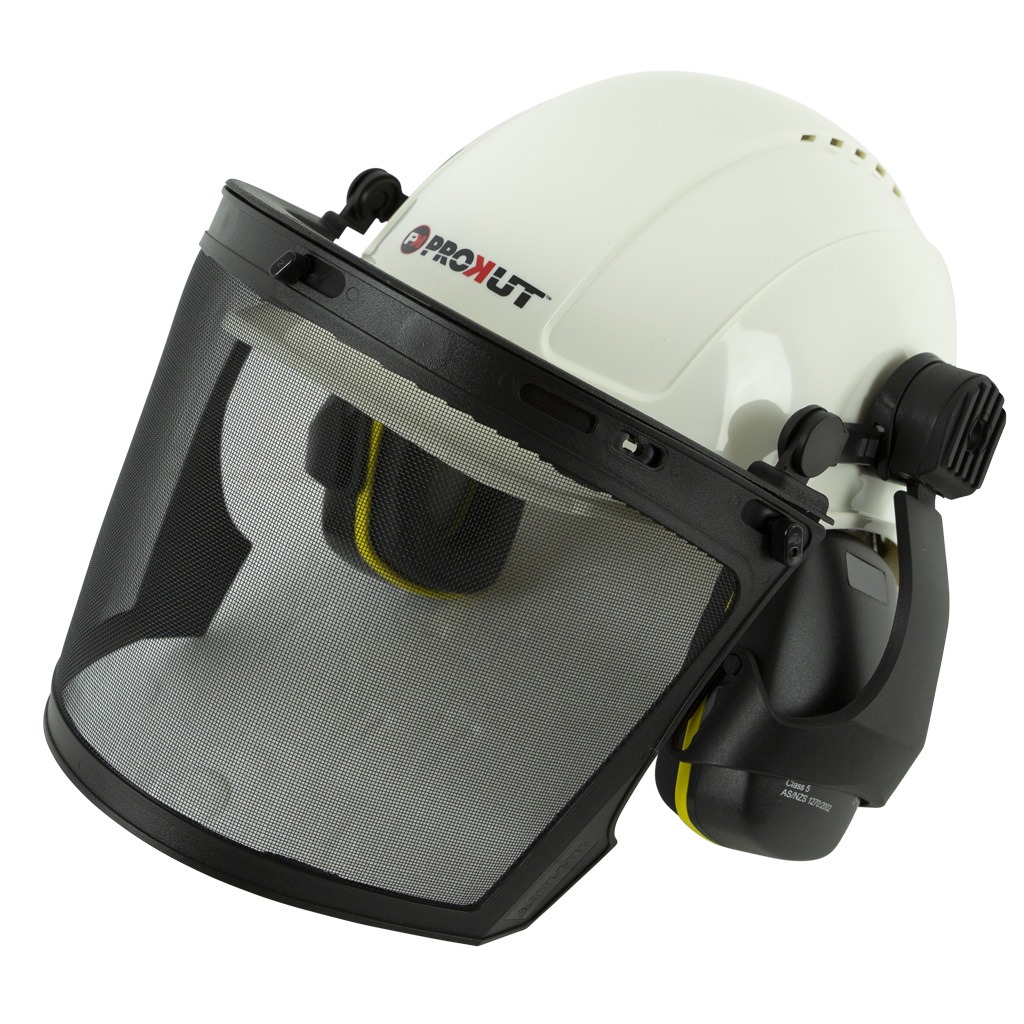 PROKUT SAFETY HELMET KIT PREMIUM QUALITY (WHITE ONLY)