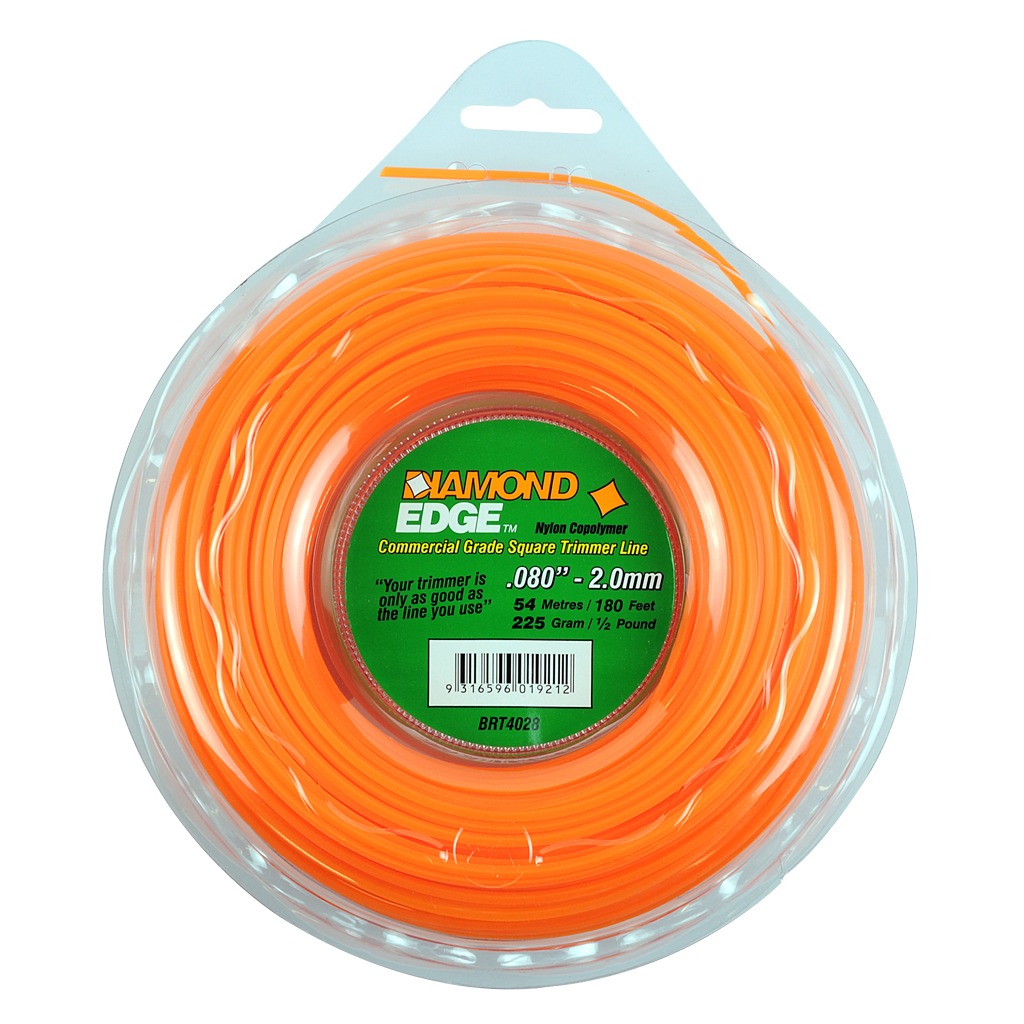 DIAMOND EDGE TRIMMER LINE 080  200MM DONUT LENGTH 54M