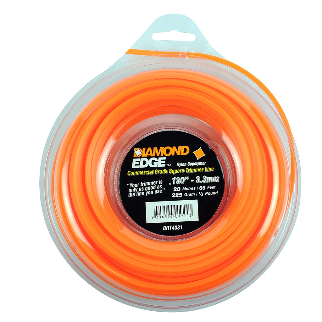 DIAMOND EDGE TRIMMER LINE 130  330MM DONUT LENGTH 20M