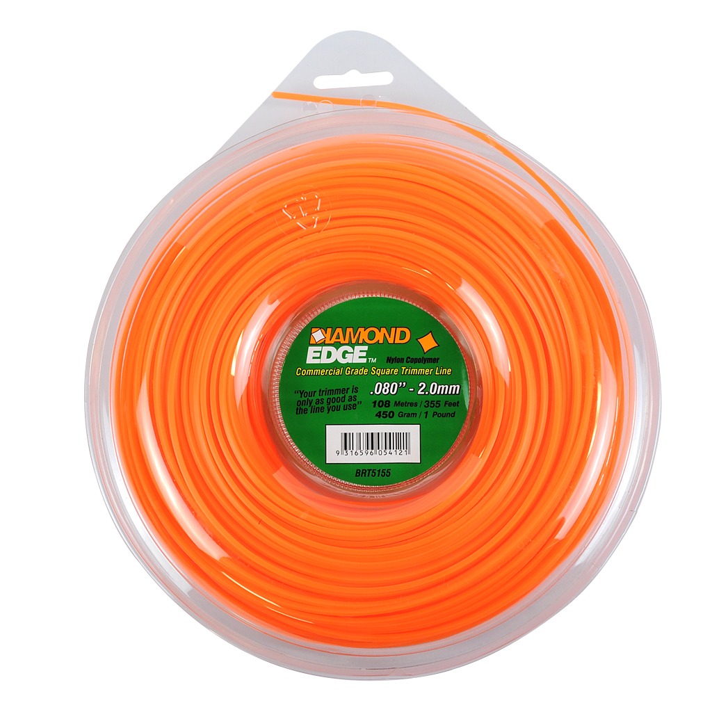 DIAMOND EDGE TRIMMER LINE 080  200MM DONUT LENGTH 108M