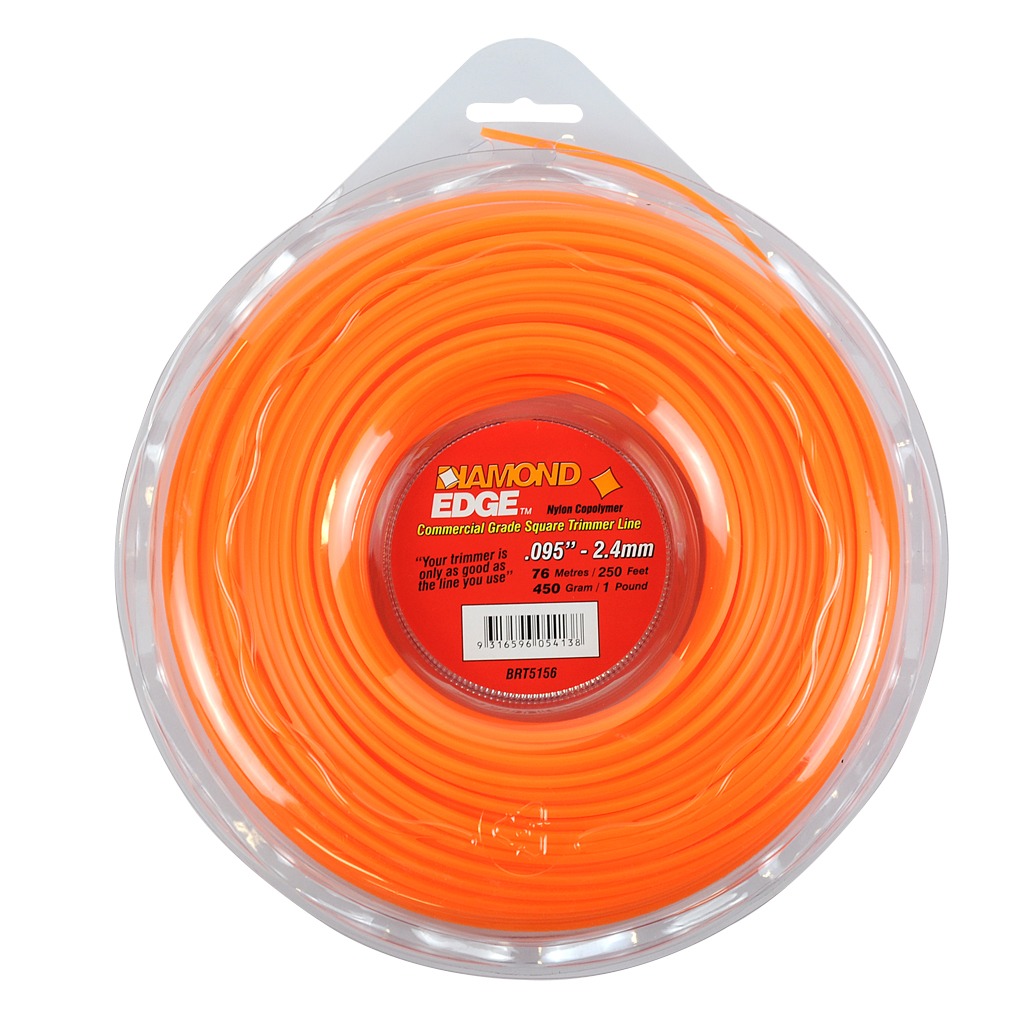 DIAMOND EDGE TRIMMER LINE 095  240MM DONUT LENGTH 76M