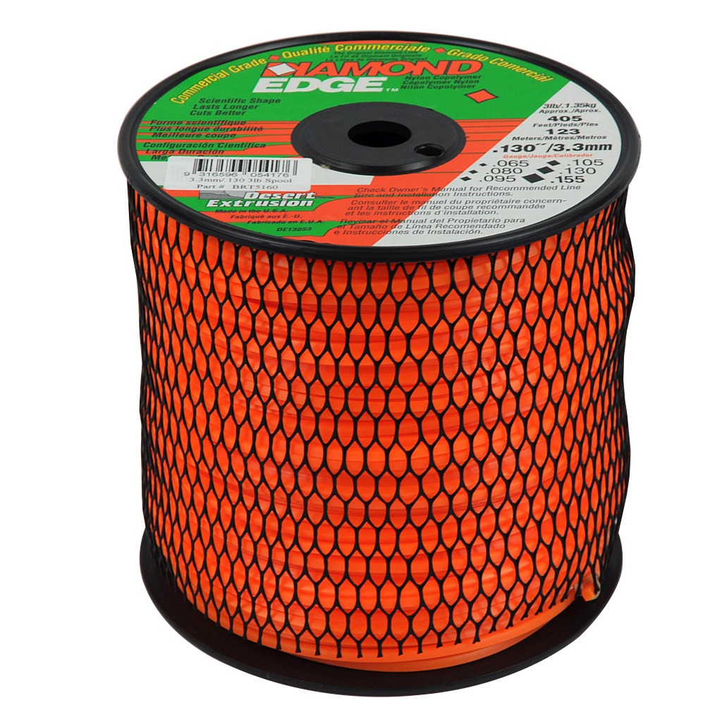 DIAMOND EDGE TRIMMER LINE 130  330MM SPOOL LENGTH 123M