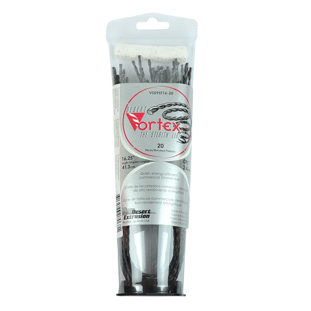DESERT VORTEX TRIMMER LINE 095  240MM CUT LENGTHS LENGTH 1625 (20 PIECES)