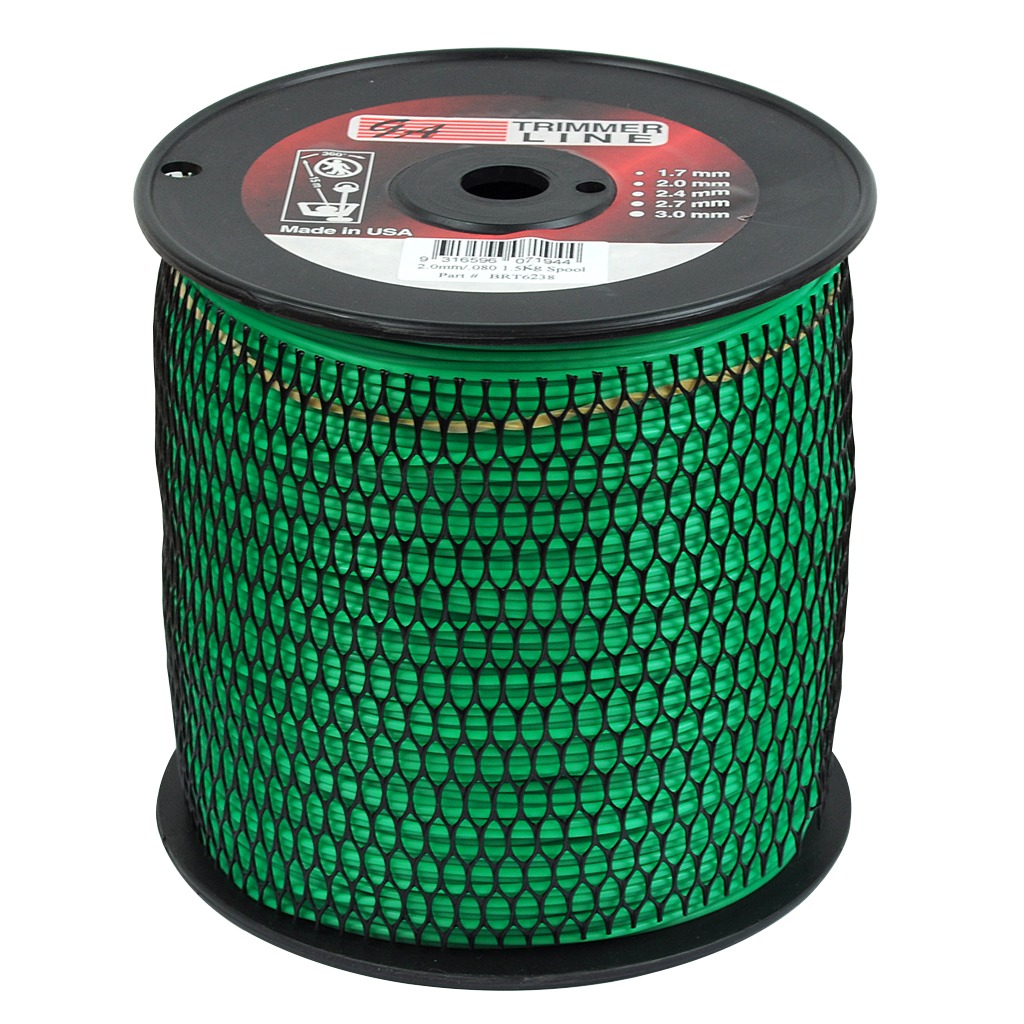 PRO FIT TRIMMER LINE GREEN 080  200MM SPOOL LENGTH 402M