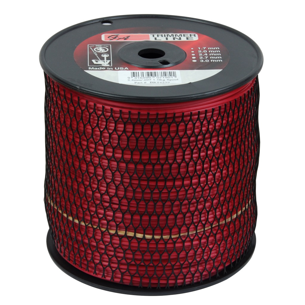 PRO FIT TRIMMER LINE RED 095  250MM SPOOL LENGTH 288M