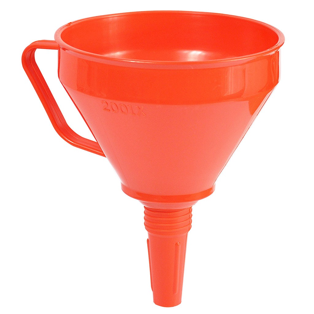 FUNNEL PLASTIC W REMOVABLE FILTER 6-12