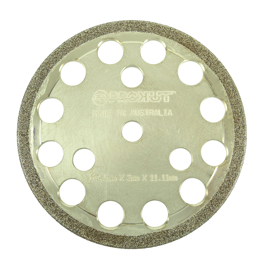 PROKUT CBN GRINDING WHEEL 125 X 3 X 111 SUITS 14, 38LP, 325 CHAIN