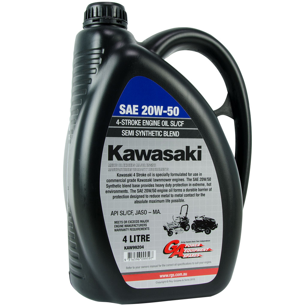 KAWASAKI OIL SAE 20W50 SEMI-SYNTHETIC 4-STROKE ENGINE 4L