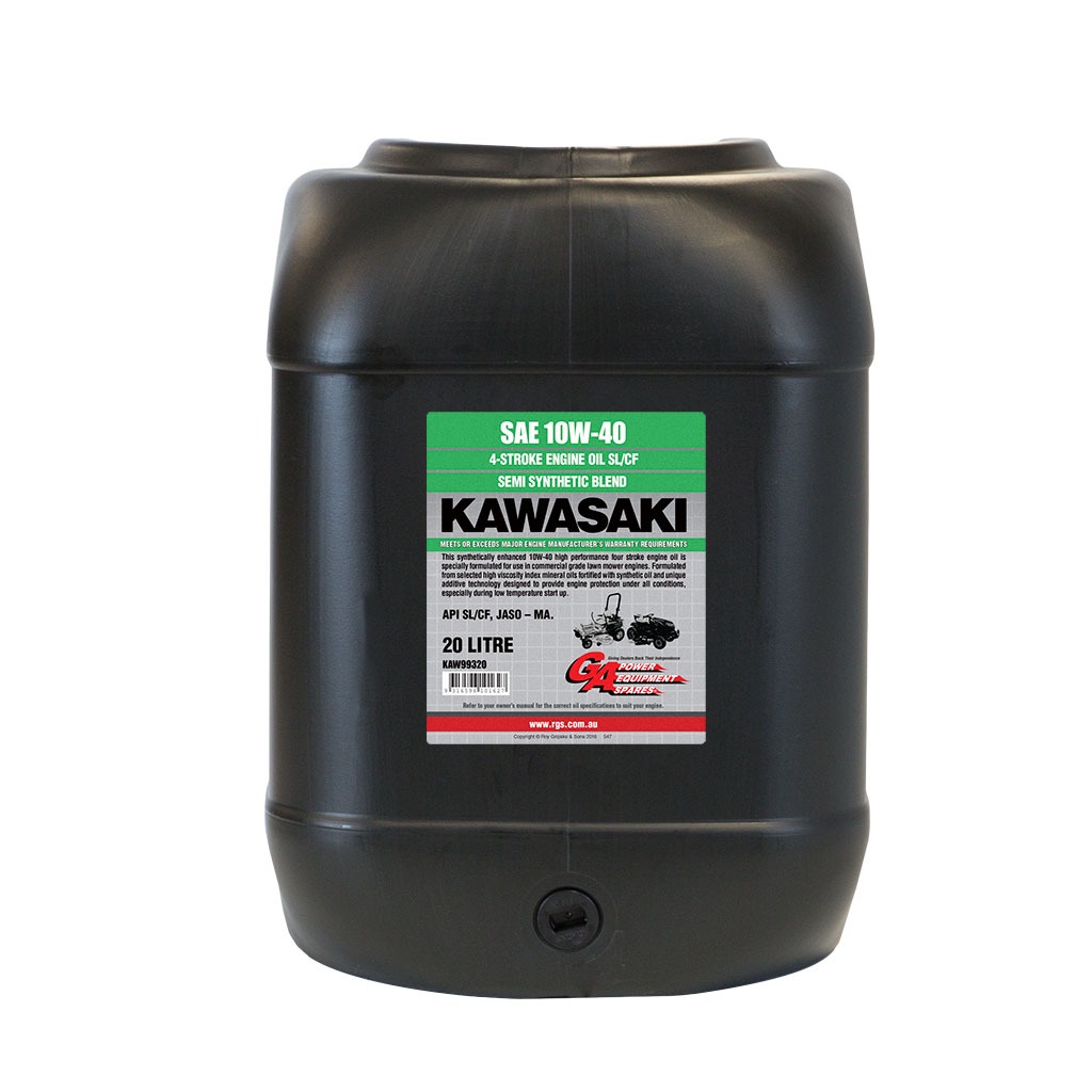 KAWASAKI OIL SAE 10W40 SEMI-SYNTHETIC 4-STROKE ENGINE 20L