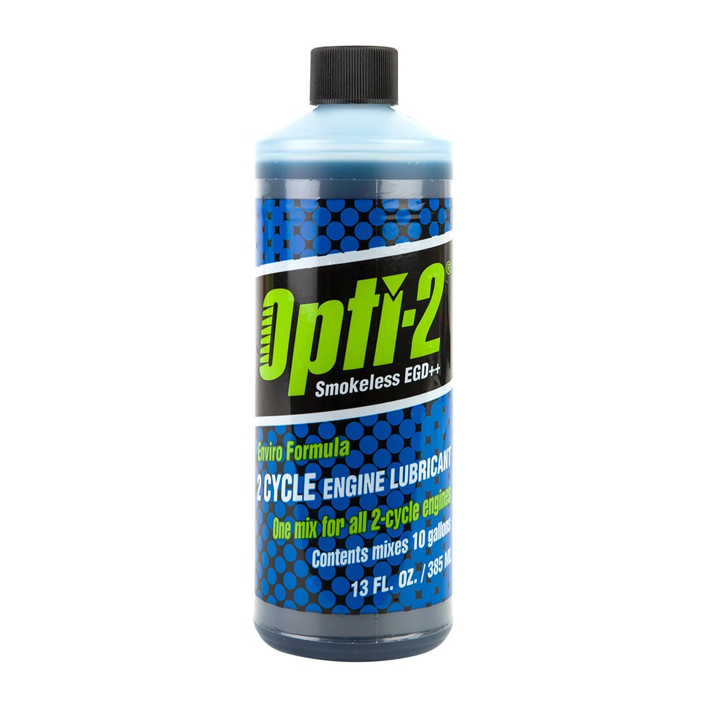 OPTI-2 TWO STROKE OIL 36L MIX BOTTLE 1 X 385ML BOTTLE