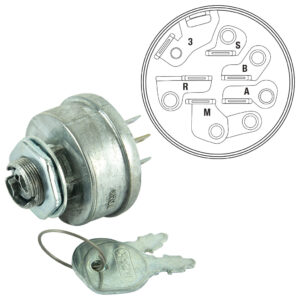 IGNITION SWITCH 6 PIN SUITS SELECTED KOHLER  TORO  WHEELHORSE