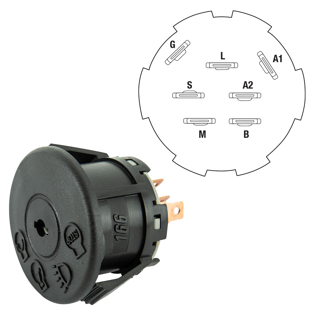 IGNITION SWITCH SUITS SELECTED JOHN DEERE  MURRAY