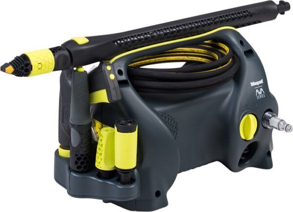 AVA GO P40 pressure washer with full accessory bundle and compact design